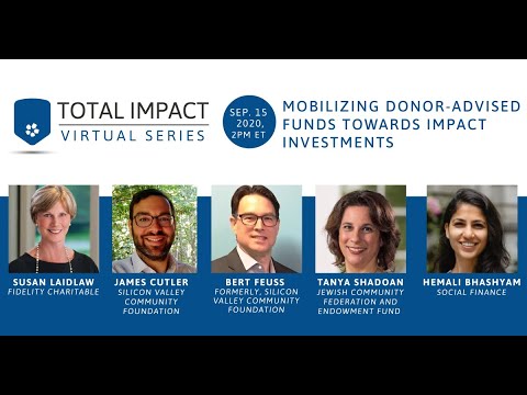 Total Impact Virtual Series | Mobilizing Donor-Advised Funds Towards Impact Investments