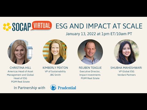 SOCAP Global - ESG and Impact at Scale
