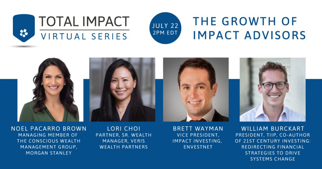 Total Impact Virtual Series | Impact Investing as a Catalyst for Growth in 2020