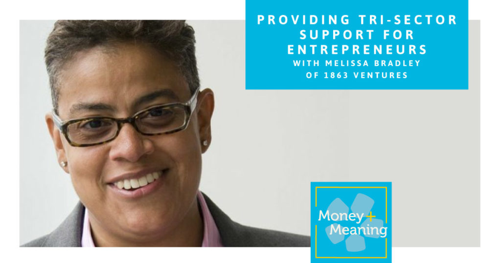 The Economic Imperative to Support Marginalized Entrepreneurs with Melissa Bradley of 1863 Ventures: Episode 60 of Money + Meaning