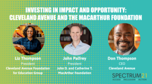 Investing in Impact and Opportunity Panel Graphic