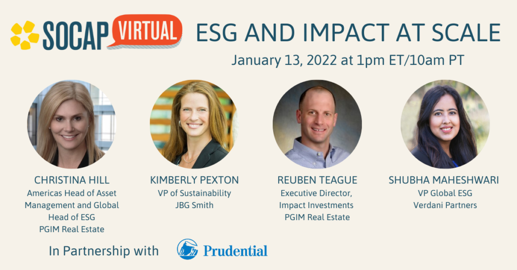 ESG and Impact at Scale