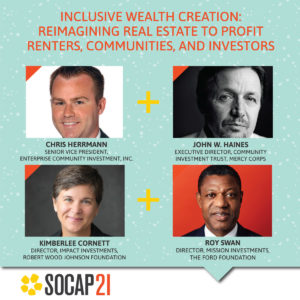 SOCAP21: Inclusive wealth creation