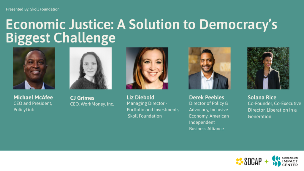 Dismantling Racist Systems for Economic Justice and Inclusion