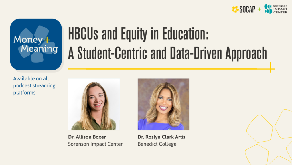 HBCUs and Equity in Education: A Student-Centric and Data-Driven Approach
