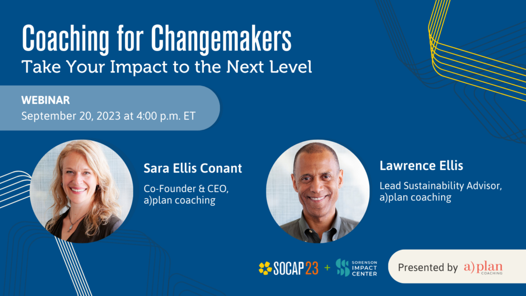 Webinar Registration — Coaching for Changemakers: Take Your Impact to the Next Level