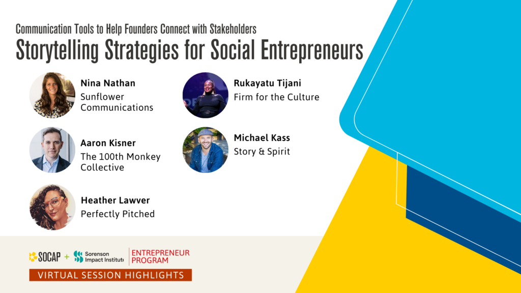 Storytelling Strategies for Social Entrepreneurs