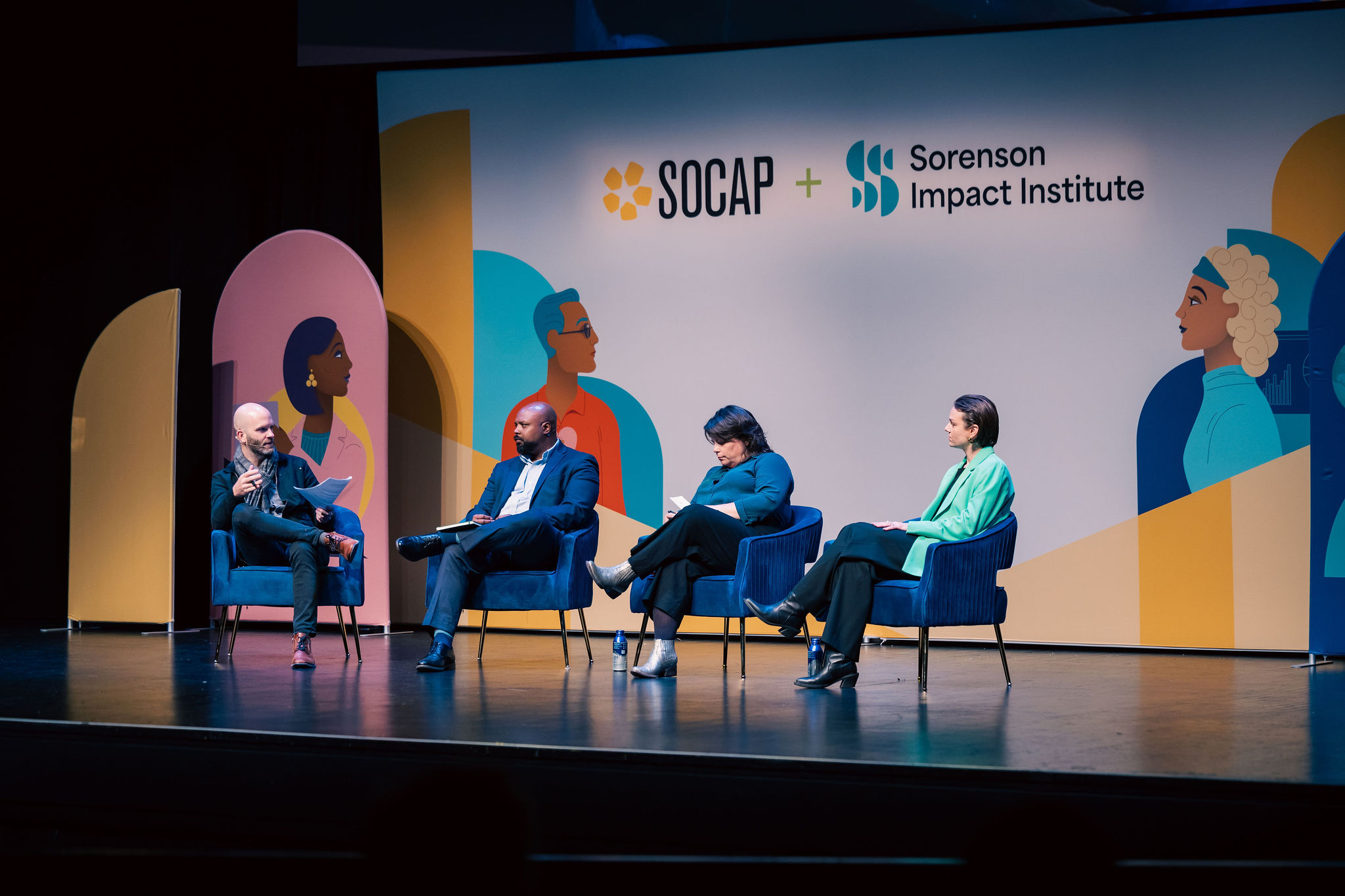 photo of investing in systems change panel at socap24