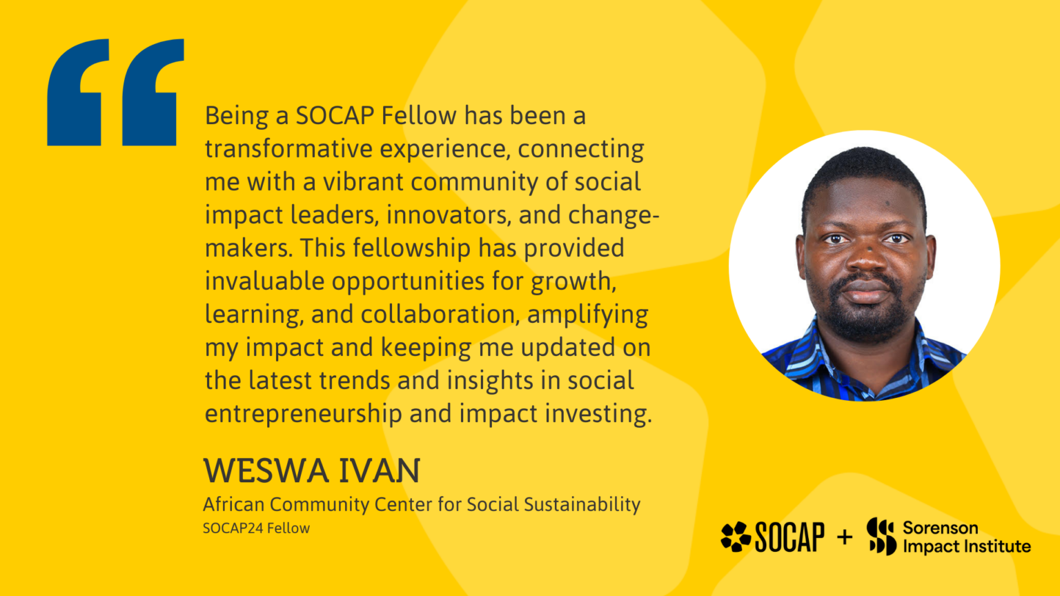 Socap The SOCAP Fellowship Program - SOCAP Global SOCAP Global