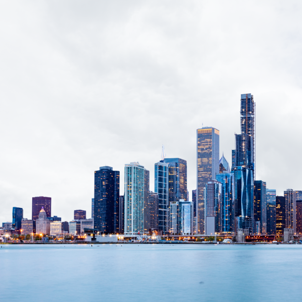 lakefront and downtown Chicago